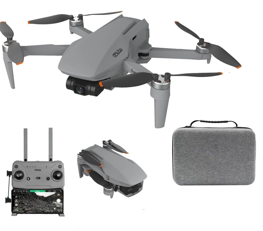 Квадрокоптер C-Fly Faith Mini Pro 2 камерами 4К FullHD Глонасс, 2 аккумулятора, дальность трансляции до 3км