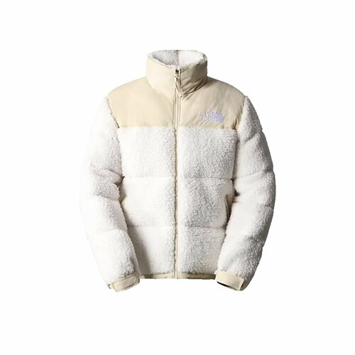 фото Куртка the north face high pile nuptse 600-fill recycled, размер m, белый