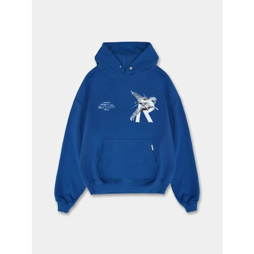 Худи Represent Clo Giants Hoodie, размер XXL, синий худи represent clo intarsia initial hoodie пшеничный l