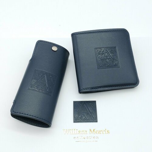 фото Кошелек william morris, фактура гладкая, синий