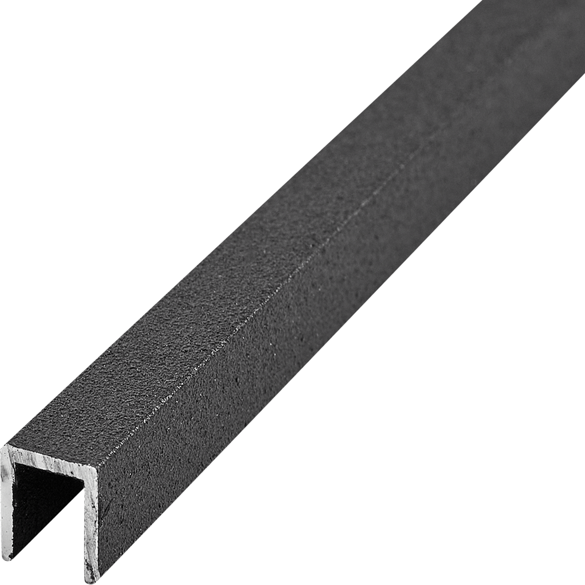 фото П-профиль 10x10x1.2x1000 мм, алюминий, цвет черный