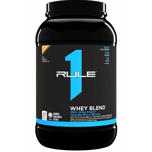 Rule1 Whey Blend 891 гр (кофе мокка)