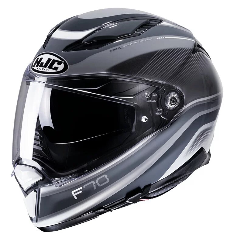 Шлем HJC F70 DIWEN, MC5 Серый глянцевый S