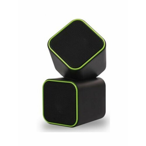 Динамики SMARTBUY SBA-2580 CUTE 6ВтUSB черно-зеленая 150700₽