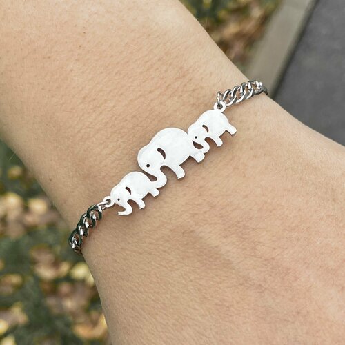 фото Браслет, серебряный нет бренда