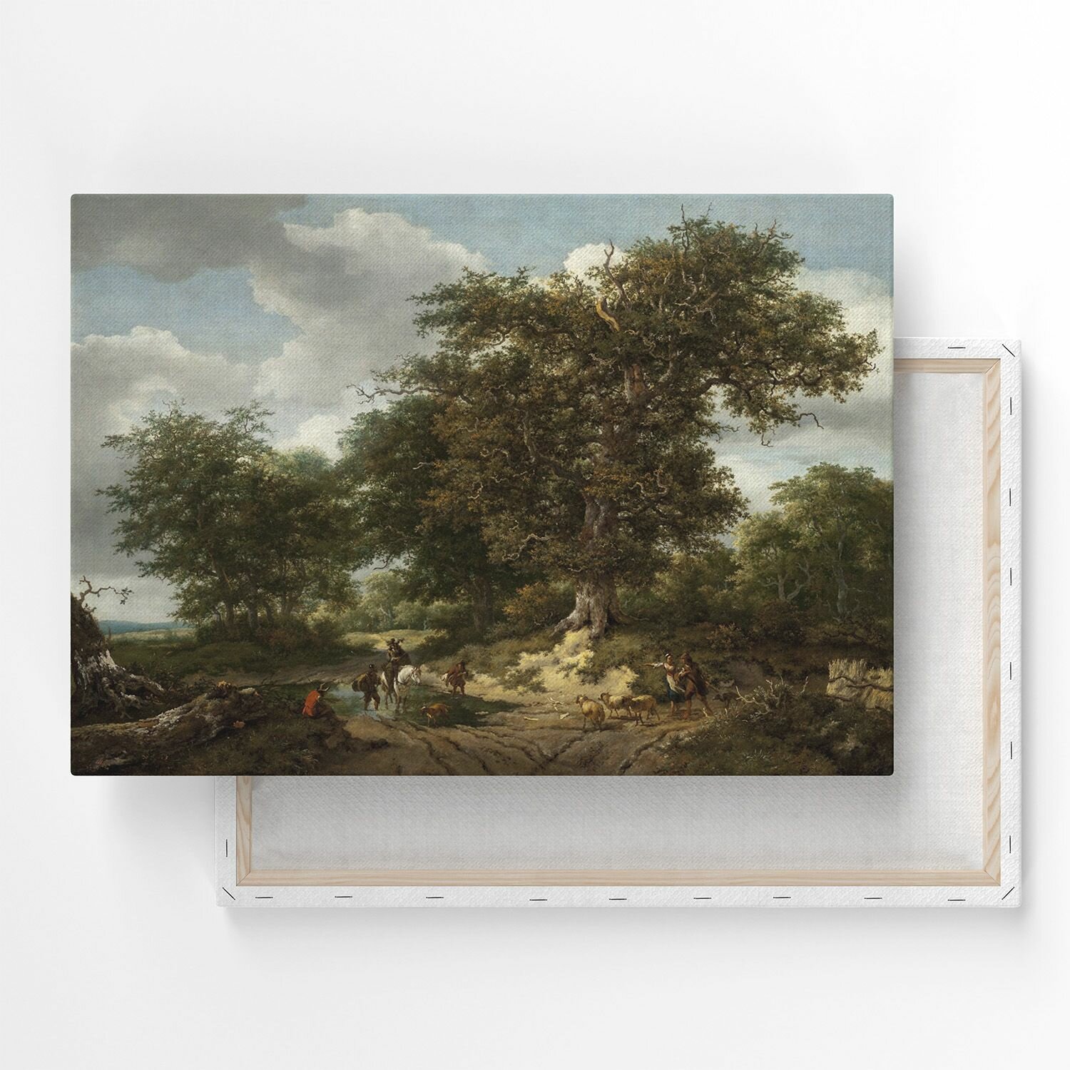 Картина на холсте, репродукция / Якоб ван Рёйсдал - The Great Oak / Размер 30 x 40 см
