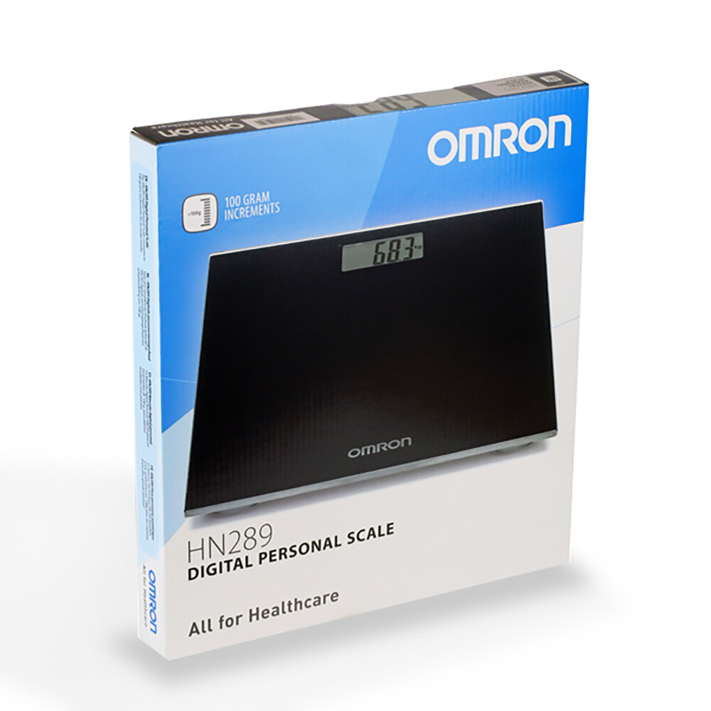 Весы персональные цифровые Omron HN-289, черные - фото №16