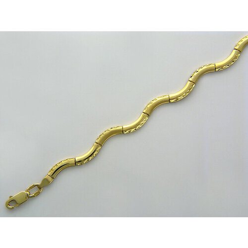 браслет эстет желтое золото 585 проба длина 17 см Браслет Эстет, желтое золото, 585 проба, длина 17 см.