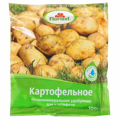 Удобрение Florizel ОМУ для картофеля 0.1 кг для картофеля 0 9кг ому 5 30 1050 на