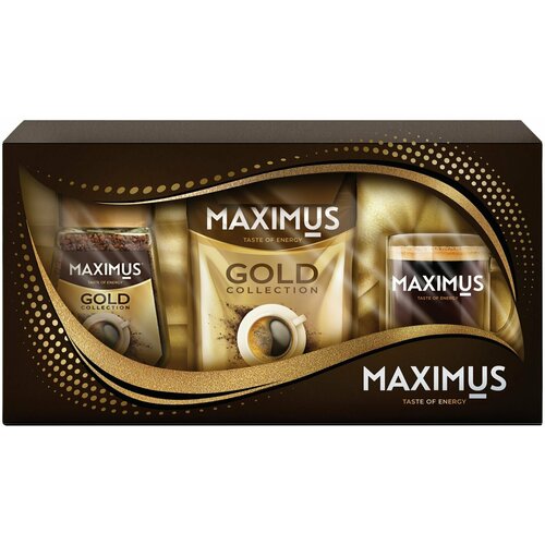 Набор кофе ТМ Maximus Gold Collection с кружкой 320мл. 1шт.