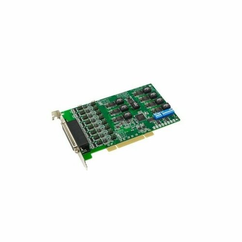 Плата Advantech Universal PCI адаптер 8xRS-232/422/485 разъем DB78 Female, c защитой c защитой от перенапряжения и изоляцией, без кабеля OPT8J контроллер advantech pci 1612b de