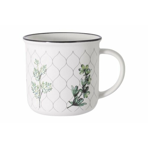 Кружка / Home & Style, Флора / 400 мл, фарфор