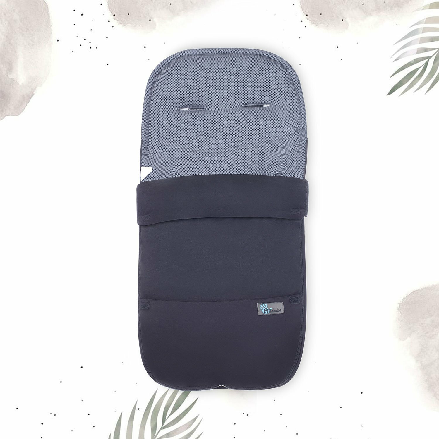 AL2400 Altabebe Демисезонный конверт Microfibre 90x45 Black — фото 1