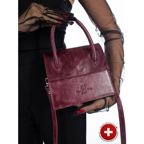 фото Сумка кросс-боди , бордовый loran rouge