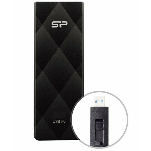 Накопитель Silicon Power USB30 128Gb Blaze B20 черный электротовар 4224₽
