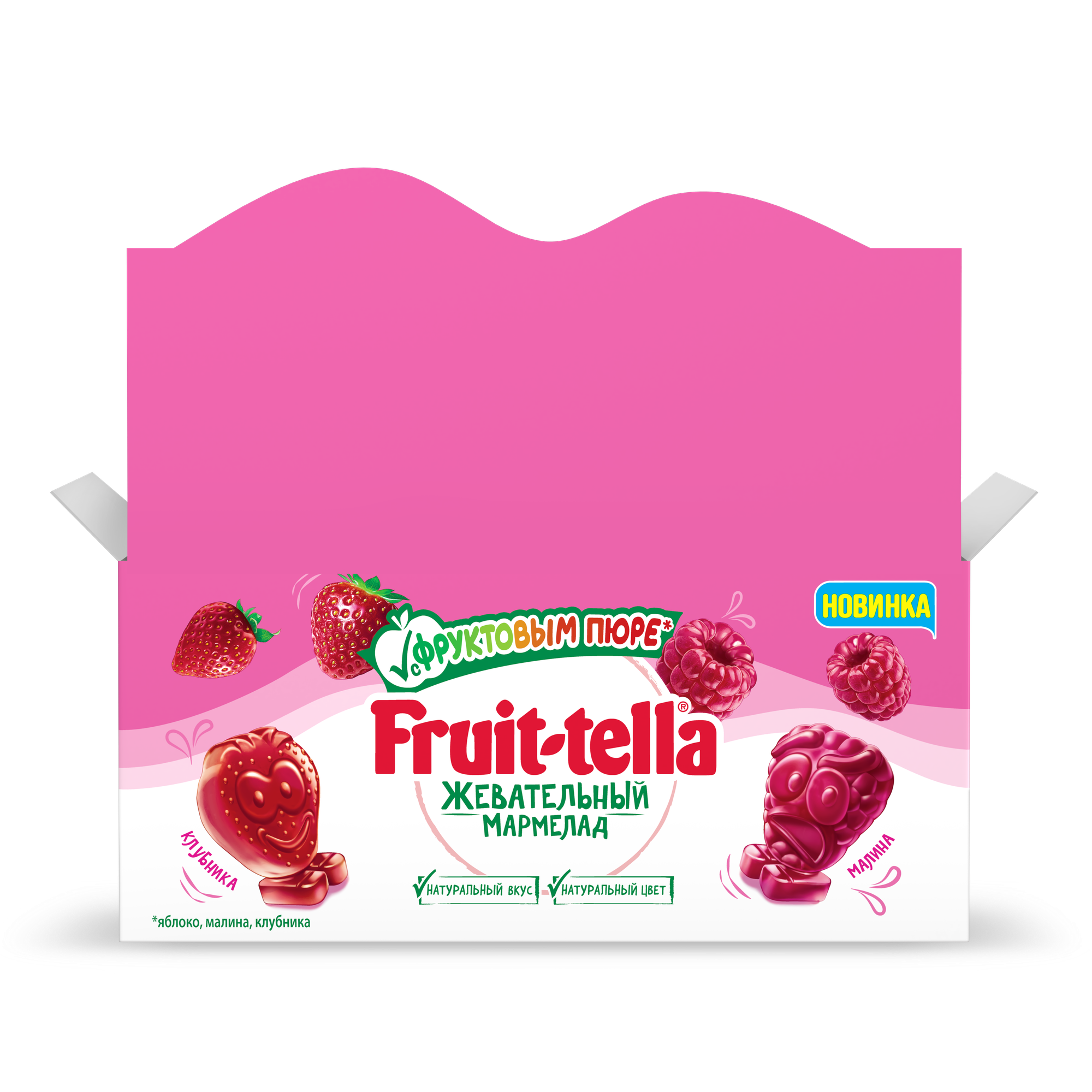 Жевательный мармелад "Fruittiella" с фруктовым пюре, 12 шт по 36 грамм - фотография № 5