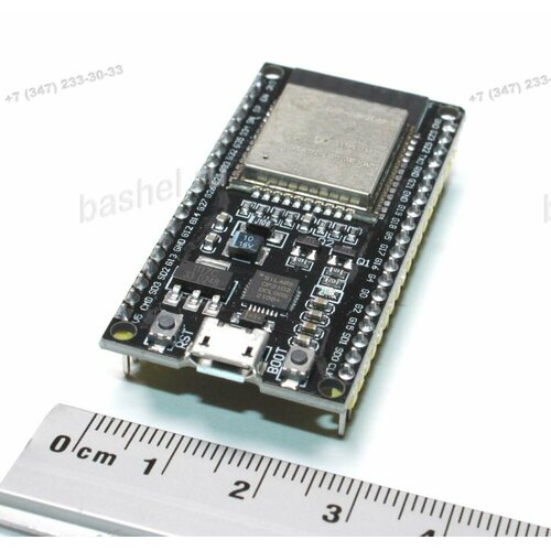 ESP-WROOM-32 DevKit, Модуль разработки IoT, Wi-Fi 802.11 b/g/n (2,4 ГГц) и протокол Bluetooth v4.2 с BLE набор с элементами конструктора bhv дерзай 2784 балансирующий робот на базе esp32 в среде arduino ide