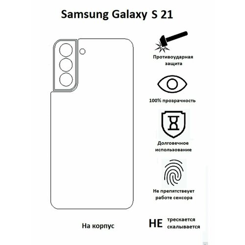 Полиуретановая защитная пленка на Samsung Galaxy S 21 / Самсунг Гaлакси S 21