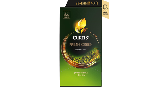 Чай зеленый Curtis Fresh Green, 25 шт.