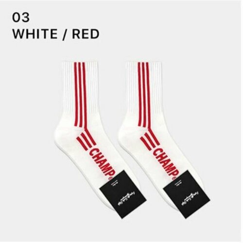 фото Носки ggrn носки мужские длинные, белые в полоску с надписью, размер 39-44, (m-l-092-03)adults, c type, размер m-l-092-03, белый, красный