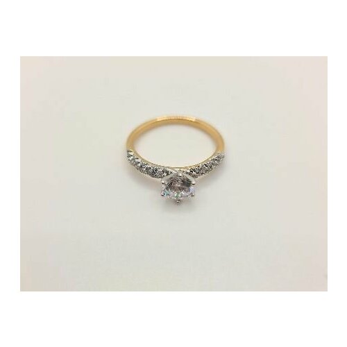 фото Кольцо, размер 17, желтый xuping jewelry co., ltd