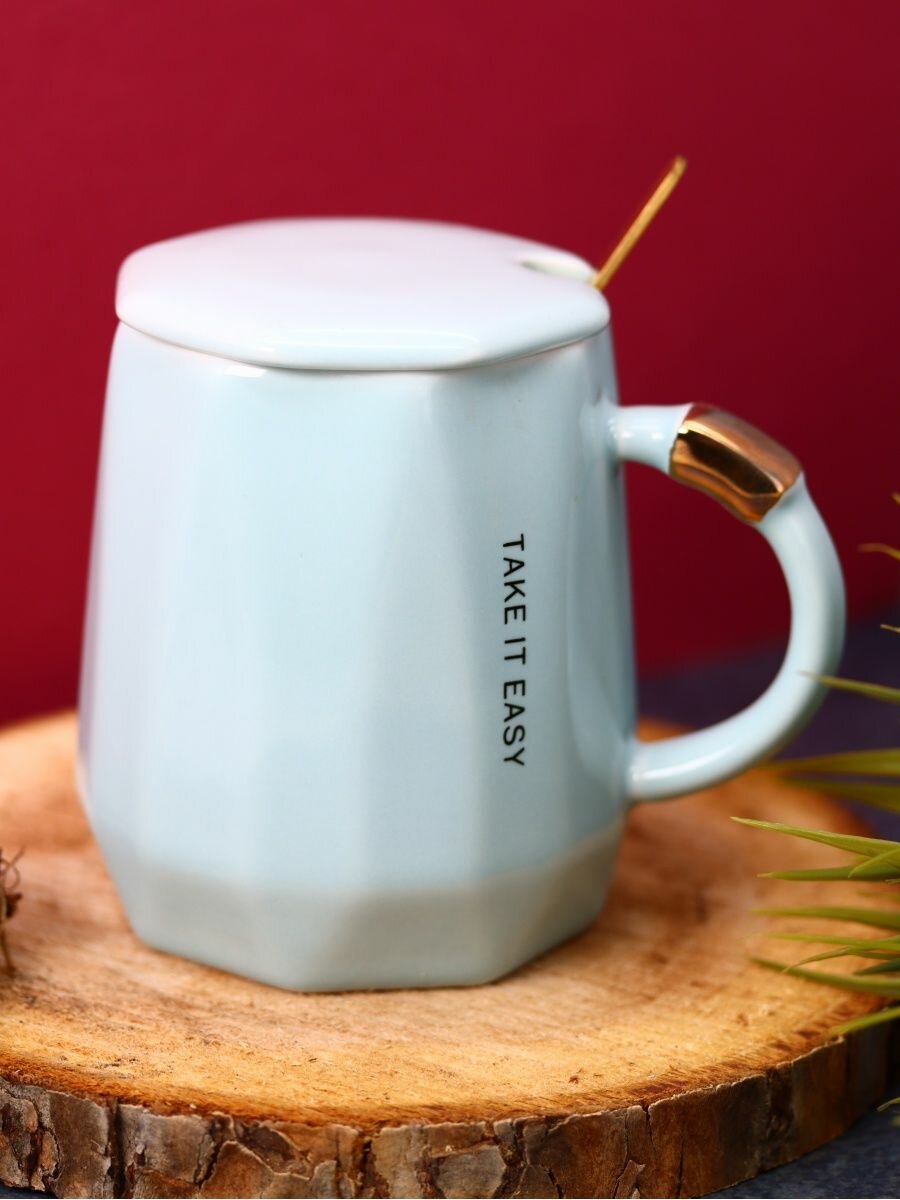 фото Кружка для чая кофе керамическая Best morning pink 400 мл