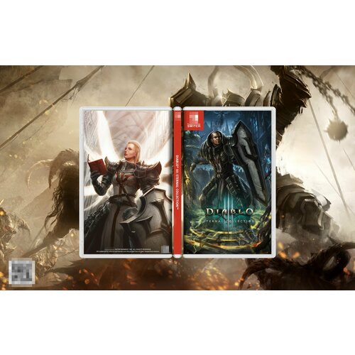 Diablo III Eternal collection Crusader / Обложка для Кейса Nintendo Switch. diablo iii eternal collection nintendo switch