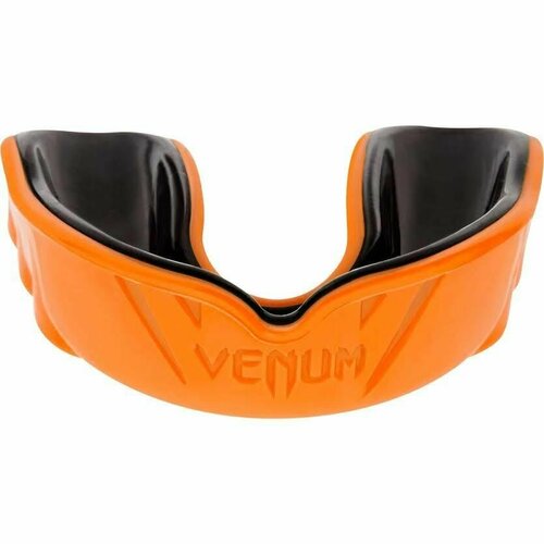 Боксерская капа взрослая, спортивная, защитная для зубов Venum Challenger - Orange/Black боксерская капа взрослая спортивная защитная для зубов venum challenger black khaki