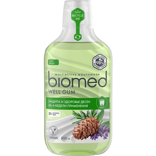 Ополаскиватель для полости рта BIOMED Well Gum, 500мл