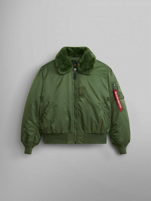 Бомбер ALPHA INDUSTRIES, размер L, зеленый