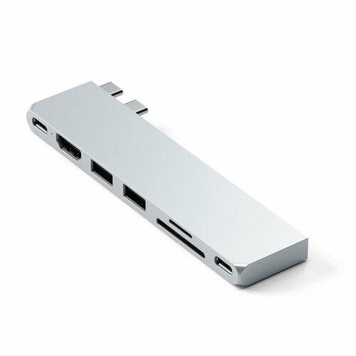 Адаптер Satechi USB-C Pro Hub Slim Adapter серебристый 799000₽