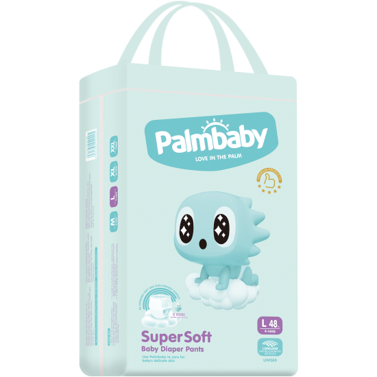 Подгузники-трусики Palmbaby Super Soft Premium L (9-14 кг) 48 шт