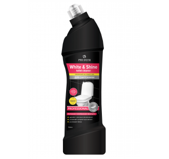 Pro Brite 1572-075 «White & Shine toilet cleaner, Усиленный чистящий гель для сантехники лимонная свежесть» 0,75л