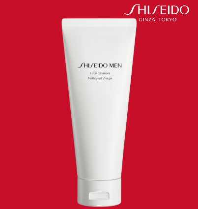 SHISEIDO men face cleanser Очищающая пенка для лица, уход для лица, 125 мл.