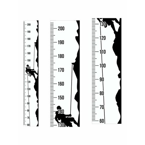 Ростомер самоклеящийся на прозрачной пленке 