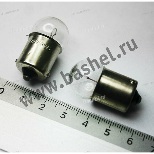 Лампа маяк 12V R10W BA15s электротовар 494₽
