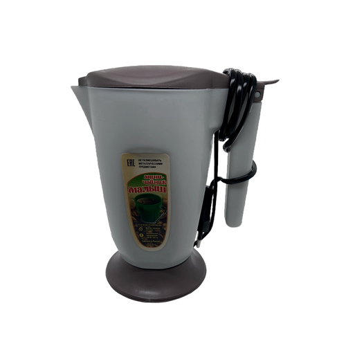 Электрический чайник 0,5 л. / Мини-чайник дорожный, серый