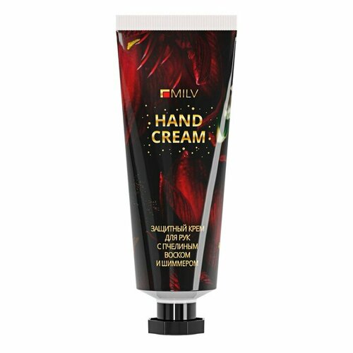 Крем для рук с пчелиным воском и шиммером защитный MILV арбуз мускус 70 мл 402₽
