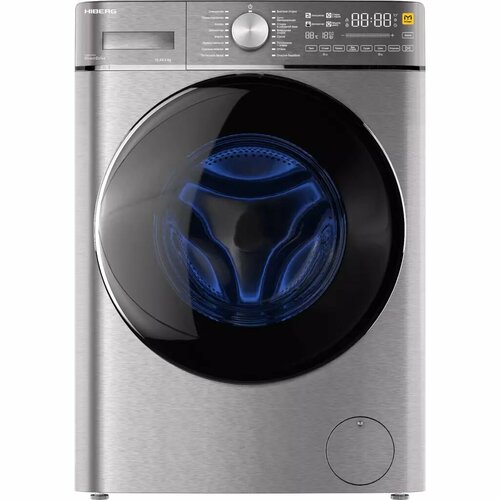 Стиральная машина Hiberg i-DDQ8-10614 Ss Steam Inverter с сушкой серый 102090₽