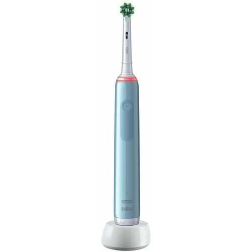 Электрическая зубная щетка Oral-B Pro 3D5055133 CrossAction насадки для щётки 1шт цвет голубой 946000₽
