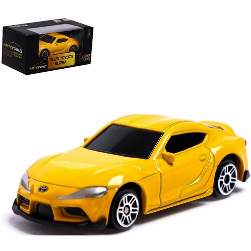 Машина TOYOTA SUPRA, металлическая коллекционная модель, игрушечный транспорт, цвет жёлтый