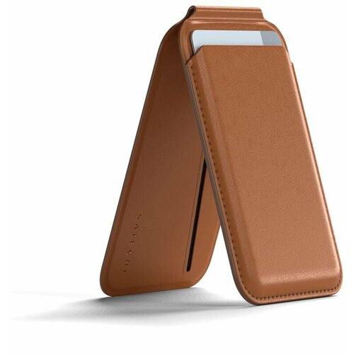 Подставка-картхолдер Satechi Magnetic Wallet Stand магнитная. Цвет:. коричневый