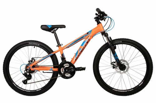 Велосипед Novatrack Extreme 24 (2024), алюминиевая рама 13", на рост ...