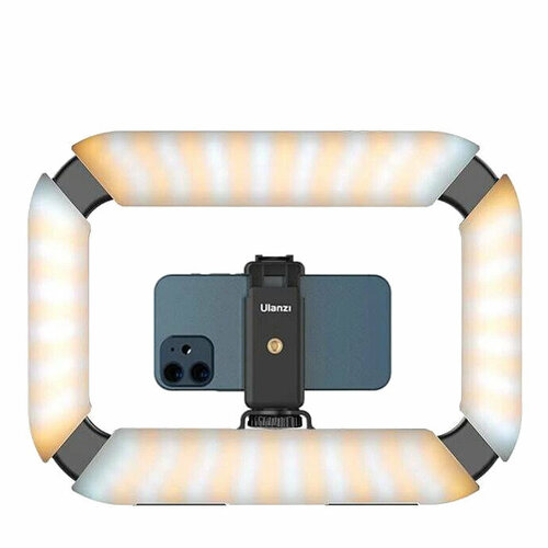 Осветитель кольцевой Ulanzi U200 Ring Light Video Rig, светодиодный, 2500K-8500K, 20 Вт soonpho p10 8w 2500k 8500k cri 95 rgb led video light 4000mah built in battery full color photoraphy video light kit dimmable
