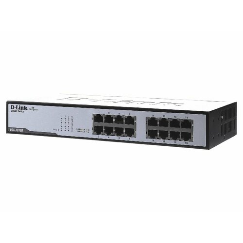 16-портовый гигабитный коммутатор на витой паре 16x1000 Мбит DGS-1016D/E – DLink – 0790069269974