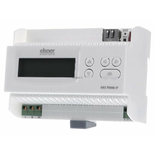 Блок питания KNX с IP-маршрутизатором и IP-интерфейсом ELS 70142 KNX PS640-IP – Elsner – 4051996701422