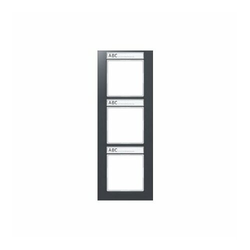 Рама трехканальная антрацит AC 583 BFNA ANM 15663₽