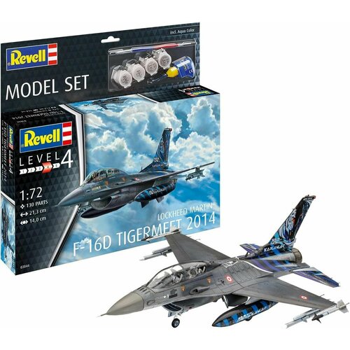 63844 Набор Легкий истребитель F-16D Fighting Falcon сборные модели revell набор легкий истребитель f 16d fighting falcon