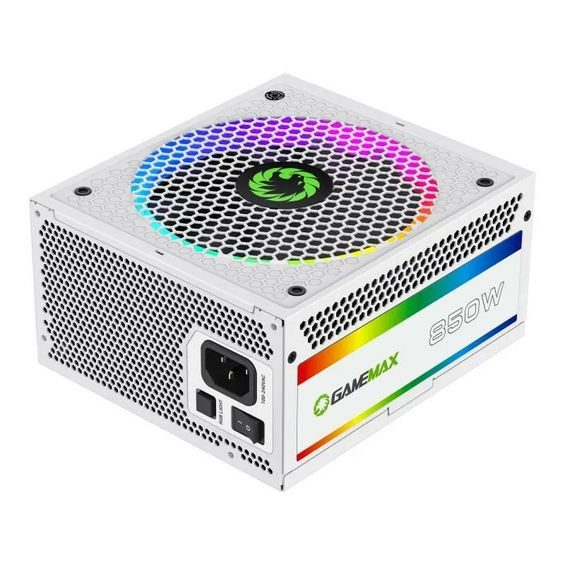 GameMax Блок питания ATX 850W RGB-850 PRO White