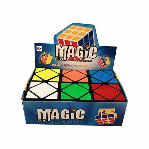 игра rubik s головоломка слайдер рубика 6063213 Головоломка Кубик Рубика Скьюб (флуоресцентный) - 1 штука!